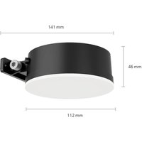 Applique murale solaire LED Philips Vynce, Ø tête 11,2 cm