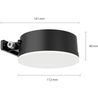Philips LED-solcellsvägglampa Vynce, Ø huvud 11,2 cm