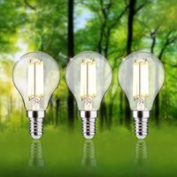 Paulmann Eco-Line LED Teardrop Bulbs E14, Set of 3, 2.5W, 3000K, 525lm