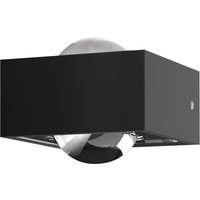 Top Light LED wall lamp Focus 100 Lenses clear, black/chrome