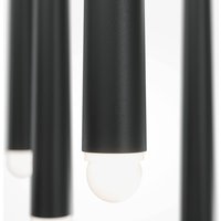 Maytoni Cascade LED-hänglampa, svart, 5 lampor