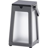 Les Jardins Tinka LED solar lantern portable, grey
