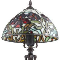 Artistar ELINE classic Tiffany style table lamp, 40 cm