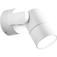 Viokef Skiros outdoor wall spotlight, IP55, white