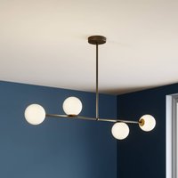 SIGMA Gama 4 pendant light, 4-bulb, black
