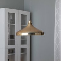 Opviq Tattoo 2643 pendant light, Ø36cm, antique gold