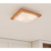 Envostar Kerio ceiling lamp 30x30cm pine rustic