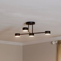 EMIBIG LIGHTING Ceiling light Mode 4, steel, 4-bulb, GX53, black