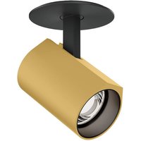 Wever & Ducré Lighting WEVER & DUCRÉ LED-inbyggnadsspot Ceno 1.0 guld/svart 927 bladf.