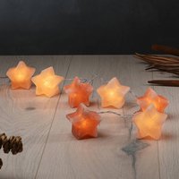 Wagner Life Fairy lights, luminous crystals, star, salt crystals, amber