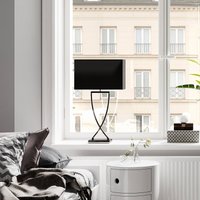 By Rydéns Omega table lamp chrome/black height 69cm