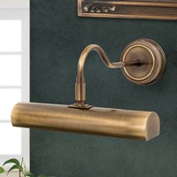 ORION Flexible picture light Lariga antique brass 25 cm