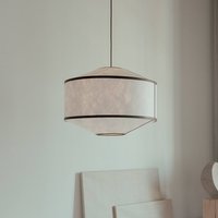 New Works suspension Kite, Ø 65 cm, blanc / noir, à 3 lampes