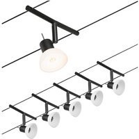 Paulmann Wire Sheela cable system 5-bulb 5 m black