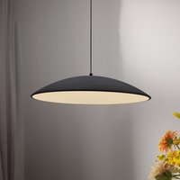 Schöner Wohnen LENTE LED pendant light, black, Ø 50 cm, metal, Switchdim