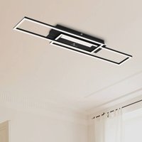 Briloner LED-taklampa Frame Mid, 3 000 K, svart