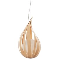 LZF LAMPS LZF Raindrop mini pendant light, beech