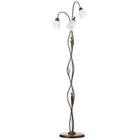 ONLI Golvlampa Sonia Florentiner, 3 lampor brons