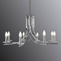 Searchlight Glänsande hänglampa Ascona 8 ljusk.