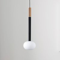 miloox by Sforzin Mose pendant light, copper, shade height 48 cm, 1-bulb, glass