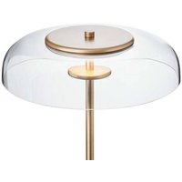 Nuura Aps Nuura LED-golvlampa Blossi, höjd 120 cm, guldfärgad/klar