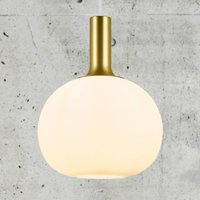 Nordlux Hänglampa Alton med glasskärm vit Ø 25cm
