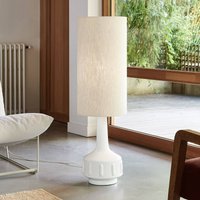 MARKET SET Golvlampa Jimmy, vit/beige, höjd 121 cm