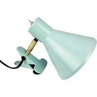 Dyberg Larsen Klemmlampe Sleep, mintgrün, Ø 15 cm, Stahl