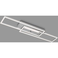 Briloner LED-taklampa Frame Mid, 3 000 K, aluminium