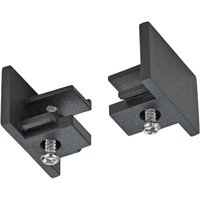 Trio Lighting Embouts pour rail biphasé DUOline, noir