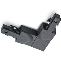 Trio Lighting DUOline corner connector conductor outside, black