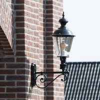 K.S. Verlichting NOTARIS L - Outdoor wall light, black