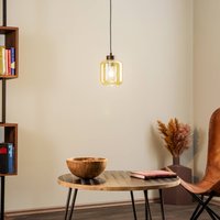 Eko-Light Hänglampa Sombra, bärnsten, 1 lampa