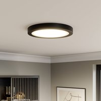Paulmann Abia LED panel Ø 30cm 2.700K black matt