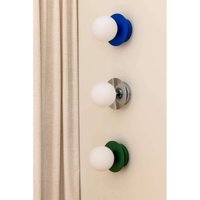 Globen Lighting Applique murale ART DECO, chrome/blanc Ø 16 cm IP44