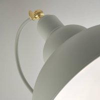 Searchlight Yosra floor lamp, taupe, metal, 166 cm, E27