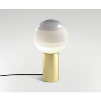 MARSET bordslampa Dipping Light S, vit/mässing