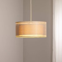 Maco Design Suspension Duo Den Light, beige, Ø 50 cm, lin, PVC