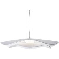 Bover Mediterrània LED-hänglampa 2 skärm vit