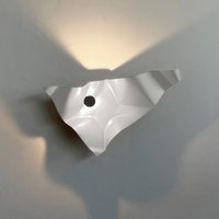 Knikerboker LED-vägglampa Zona d'ombra, vit, 79 cm