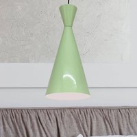 ROYALTECH Glenora hänglampa, mintgrön/vit, metall, Ø 18 cm