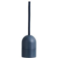 HAY E27-Pendelfassung COMMON, dunkelblau, Ø 4,5 cm