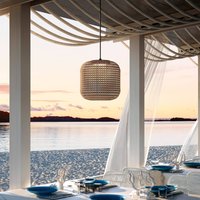 Bover Nans S/31 LED-pendel för utomhusbruk, brun