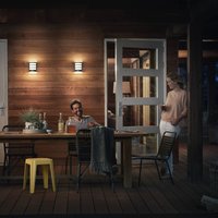 Philips Python outdoor lamp anthracite 2,700K sensor
