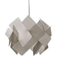 LZF LAMPS LZF Escape pendant black cable Ø 30 cm grey