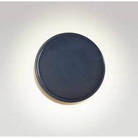 MARSET LED-vägglampa Caramel, blå, Ø 28 cm, TRIAC, glas