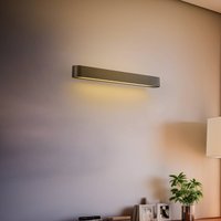 Nowodvorski Lighting Vägglampa Soft, bredd 60 cm, grafit, aluminium, G13