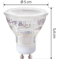 Arcchio LED bulb GU10 2.5W 4000K 450lm glass set of 10