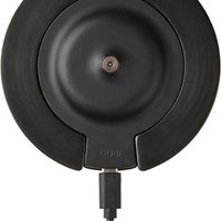 GUBI Seine rechargeable table lamp, IP44, antique brass, frosted glass