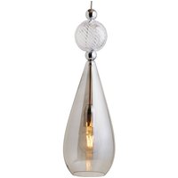 EBB & FLOW Smykke L silver smoke grey crystal swirl
